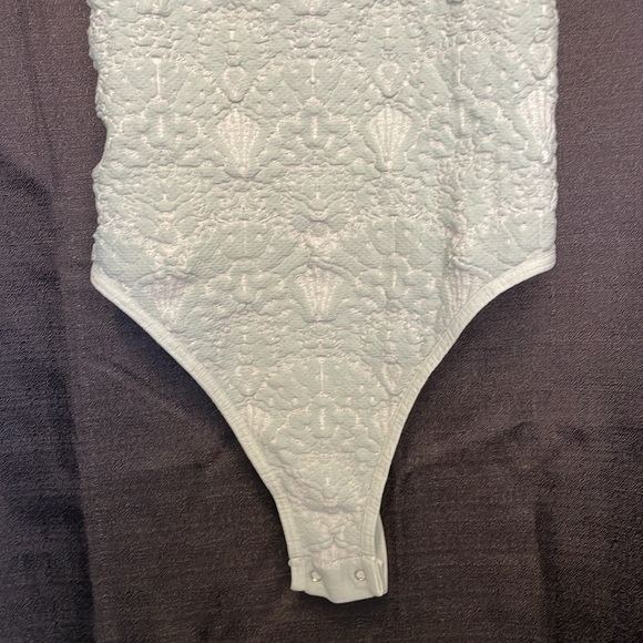 NWT Intimately Free People With Love Thong Bodysuit - Blue Surf - Size M/L - Picture 8 of 15